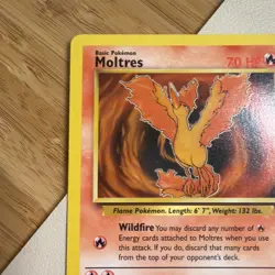 Moltres 27/62 Rare Fossil Pokemon Card - Image 5