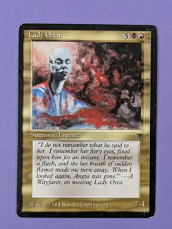 MTG Magic The Gathering: Legends: Lady Orca Uncommon - MP - Image 1