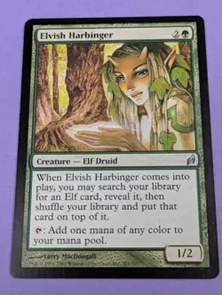 MTG Magic: Lorwyn: Elvish Harbinger #207/301 Uncommon - NM - Image 1