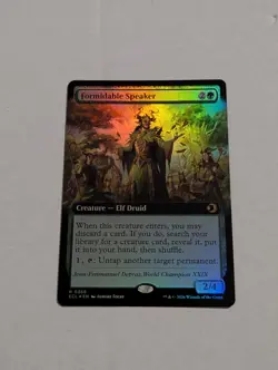 Formidable Speaker (Extended Art) Lorwyn Eclipsed Foil - Image 1