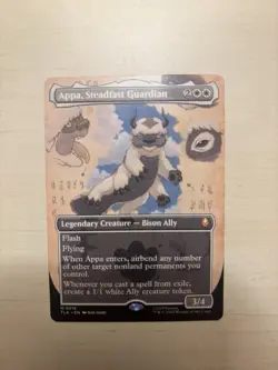 Appa, Steadfast Guardian (Borderless) Non-foil NM. Avatar: The Last Airbender - Image 1