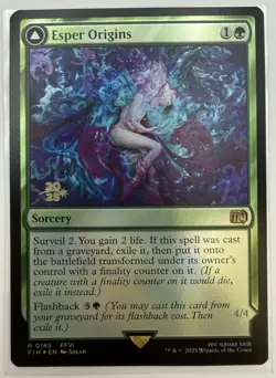FOIL Esper Origins - Prerelease Promo - Final Fantasy MTG Stamped 2025 - Image 1