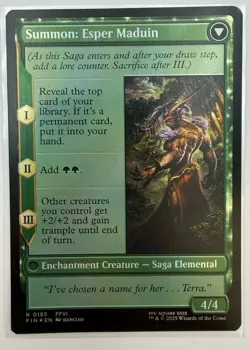 FOIL Esper Origins - Prerelease Promo - Final Fantasy MTG Stamped 2025 - Image 2