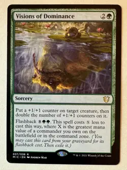 Visions of Dominance 037 Innistrad: Midnight Hunt Commander MTG NM NP - Image 1