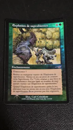 Saproling Burst Nemesis Foil NM FRENCH - Image 1