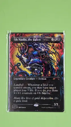 MTG Ob Nixilis, the Fallen (Foil) Secret Lair Playtest Holofoil - Image 1