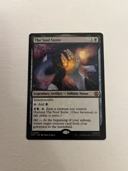 The Soul Stone M 0066 Marvel Spider-Man Magic The Gathering Non-foil (NM) Unplay - Image 1