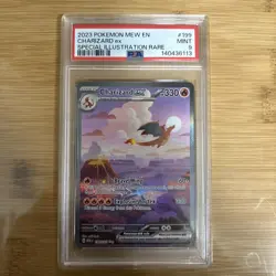2023 Pokemon Scarlet and Violet 151 Charizard Ex PSA 9 - Image 1