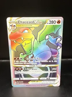 Pokemon TCG Charizard VSTAR Secret Rare 174/172 Brilliant Stars - Image 1