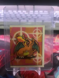 Merlin Topps Pokemon Sticker Charizard #180 Near Mint!! - Image 1