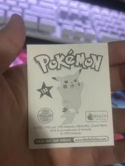 Merlin Topps Pokemon Sticker Charizard #180 Near Mint!! - Image 4