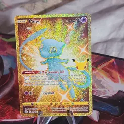 Pokemon TCG Mew 025/025 Gold Celebrations 25th Anniversary Near Mint Condition - Image 1
