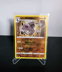 Pokemon TCG Galarian Runerigus 102/192 Rebel Clash Reverse Holo - Image 1