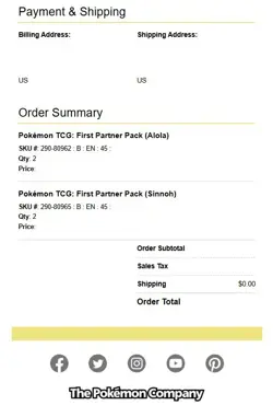 Pokemon First Partner Pack Alola 290-80962 **Sealed**In Hand** - Image 3