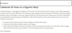Pokemon First Partner Pack Alola 290-80962 **Sealed**In Hand** - Image 4