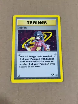 Sabrina - 20/132 Holo Rare - Gym Challenge - Pokemon - LP - Image 1