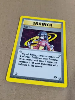 Sabrina - 20/132 Holo Rare - Gym Challenge - Pokemon - LP - Image 2