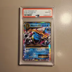 2016 Pokemon M Blastoise EX 22/108 Evolutions Holo PSA 10 - Image 1