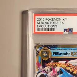 2016 Pokemon M Blastoise EX 22/108 Evolutions Holo PSA 10 - Image 5