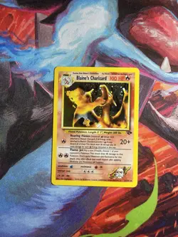 Blaine's Charizard 2/132 Gym Challenge Set Holo Rare Vintage Pokemon Clean NM - Image 2