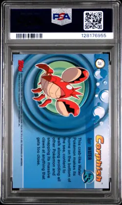 2003 TOPPS POKEMON ADVANCED #26 CORPHISH PSA 9 - Image 2