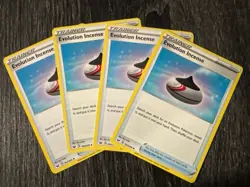 4x Pokemon TCG Sword & Shield Base Playset Evolution Incense 163/202 Near Mint - Image 1