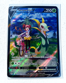 Serperior V TG13/TG30 Silver Tempest Trainer Gallery Ultra Rare Pokemon TCG NM - Image 2