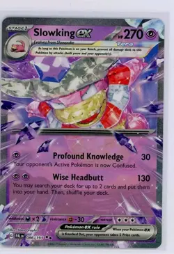 Pokemon TCG Slowking ex Scarlet & Violet - Paldea Evolved 086/193 Double Rare - Image 1