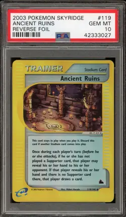 Pokemon Ancient Ruins Skyridge Reverse Holo #119 PSA 10 Gem Mint - Image 1