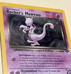 Pokemon TCG Rocket's Mewtwo 14/132 Gym Challenge Holo 2000 - Image 2