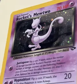Pokemon TCG Rocket's Mewtwo 14/132 Gym Challenge Holo 2000 - Image 3