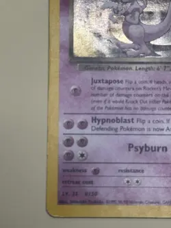 Pokemon TCG Rocket's Mewtwo 14/132 Gym Challenge Holo 2000 - Image 5