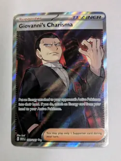 Giovanni's Charisma - 197/165 - SV: Scarlet & Violet 151 Pokemon TCG NM - Image 1