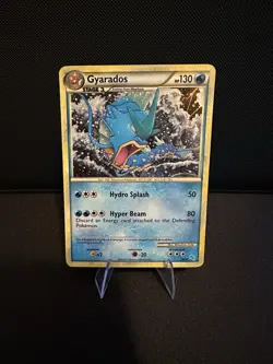 Pokemon 2010 HeartGold & SoulSilver Trainer Kit Gyarados #30/30 LP Holo Bleed - Image 1