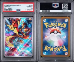 2024 Pokemon Japanese SV7-STELLAR Miracle Art Rare #109 Zeraora PSA 10 - Image 3