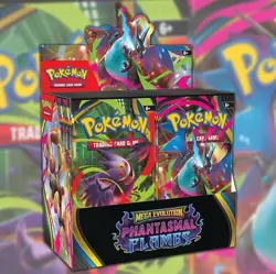 Pokemon TCG: Phantasmal Flames Factory Sealed Booster Display Box IN HAND - Image 2