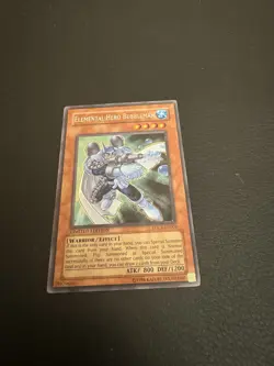 Yugioh Elemental Hero Bubbleman EHC1-EN003 Secret Rare Limited Edition LP - Image 3