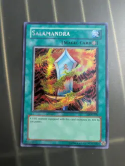 1996 Yu-Gi-Oh Salamandra DDS-006 Prismatic Secret Rare - Image 1
