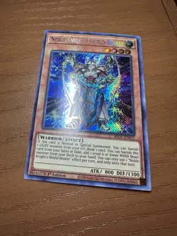 Noble Knight's Shield-Bearer BROL-EN017 1st Edition Secret Rare LP + BONUS - Image 1