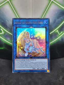 Yugioh Artemis, the Magistus Moon Maiden GEIM-EN008 Ultra Rare 1st Edition NM - Image 1