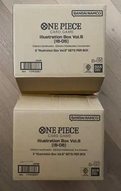 One Piece Illustration Box Vol.5 & Vol.6 (IB-05 & IB-06) 2x opened Cases - Image 1