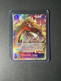 Vinsmoke Judge OP06-062 Alt Art SR Wings Of The Captain English One Piece TCG - Image 1