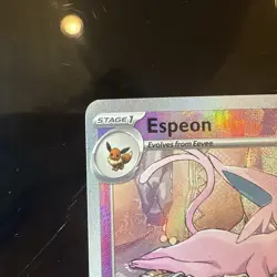Pokemon Espeon 033/131 Sv: Prismatic Evolutions Rare Holo Master Ball Pattern - Image 2