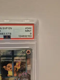 PSA 9 Charmander Illustration Rare Obsidian Flames Promo ETB SVP #044 Pokemon - Image 4