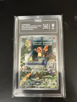 Pokemon Charmander Obsidian Flames ETB Illustration Rare Promo SVP en 044 Tag 9 - Image 2