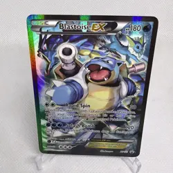 Blastoise EX XY122 XY Holo Black Star Promo 2016 - Pokemon TCG Card LP-MP - Image 3
