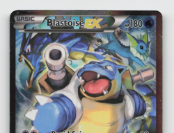 Blastoise EX XY122 Black Star Promo Heavy Played Pokemon Card TCG - Image 3