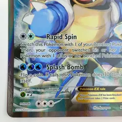 Pokemon TCG - JUMBO Blastoise EX Card Black Star Promo XY122 - NM - Image 4