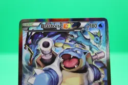 Pokemon TCG - JUMBO Blastoise EX Card Black Star Promo XY122 - LP - Image 2