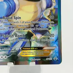 Pokemon TCG - JUMBO Blastoise EX Card Black Star Promo XY122 - NM - Image 5
